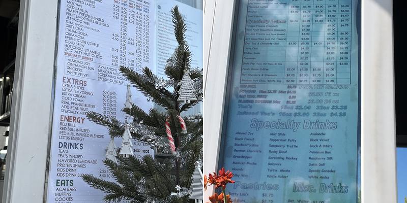 Leann’s Coffee Co. Menu