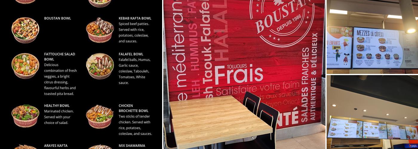 Restaurant Boustan Menu