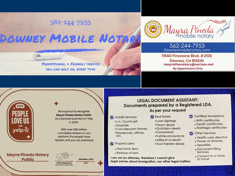 Mayra Pineda, Mobile Notary