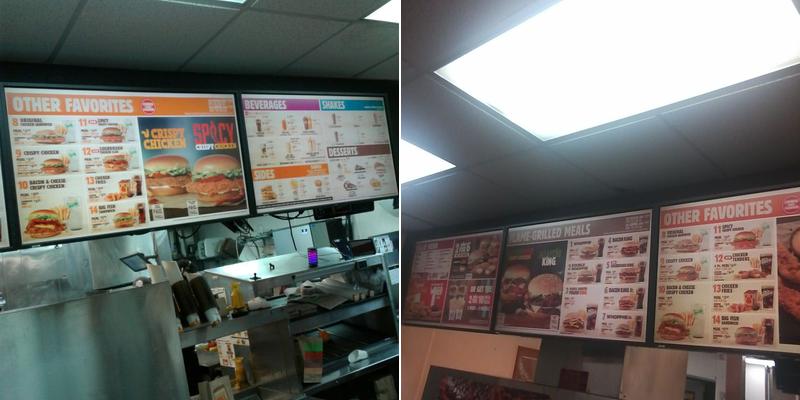 Burger King Menu