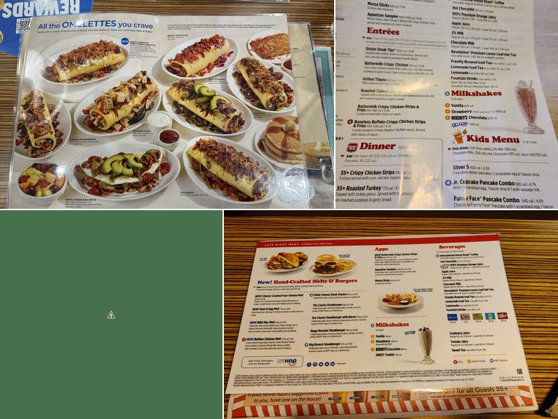 IHOP Menu