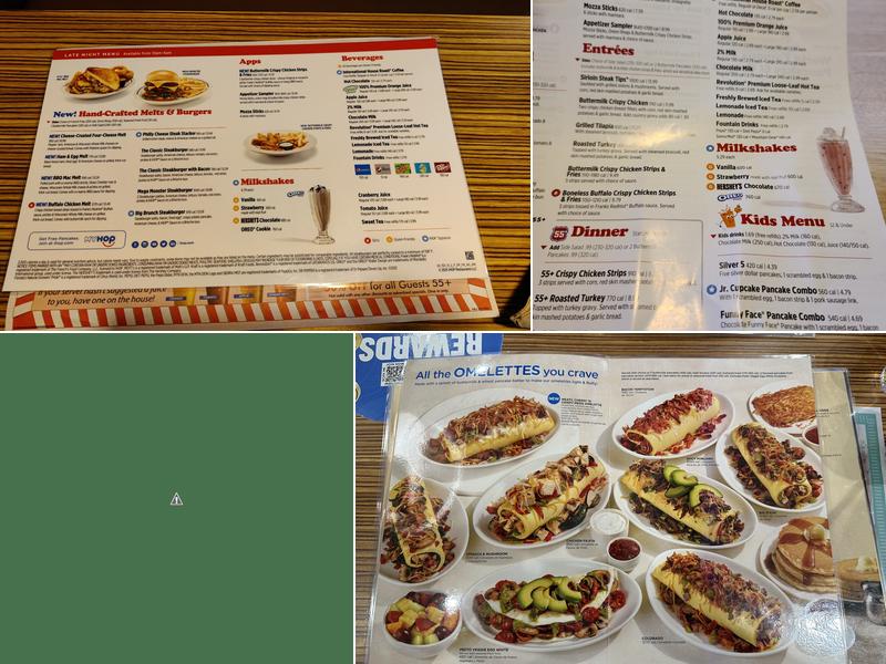 IHOP Menu
