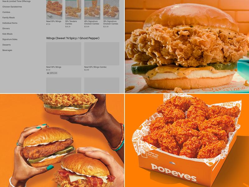 Popeyes Louisiana Kitchen Menu