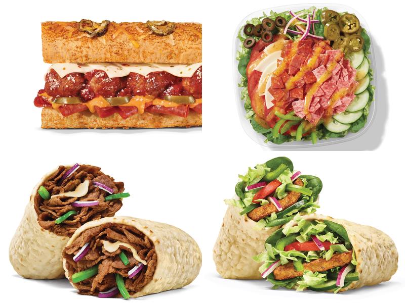 Subway Menu
