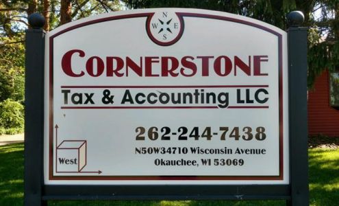 Cornerstone Tax & Accounting, L.L.C. N50W34710 E Wisconsin Ave, Okauchee Lake Wisconsin 53069