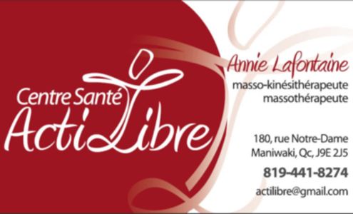 Centre Sante Actilibre 96 Kichi Mikan, Maniwaki Quebec J9E 3B1