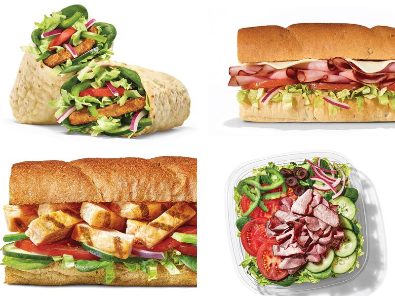 Subway Menu