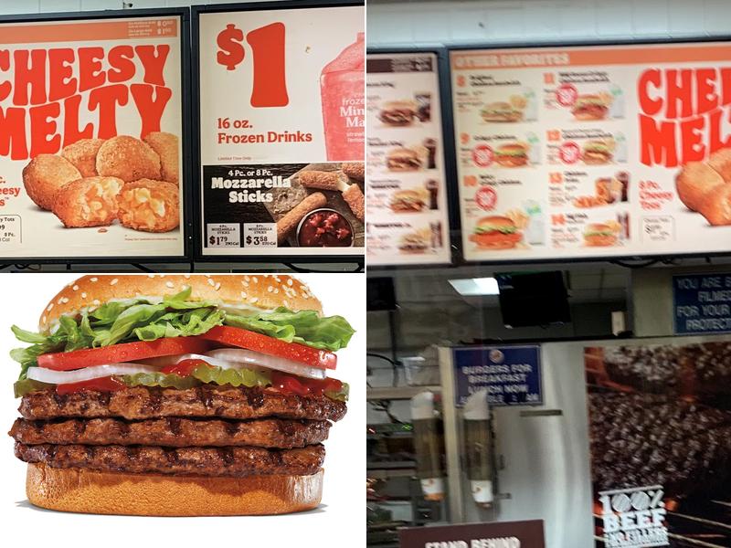 Burger King Menu