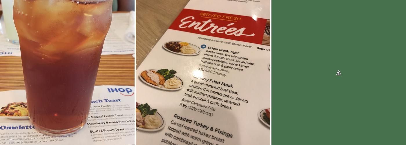 IHOP Menu