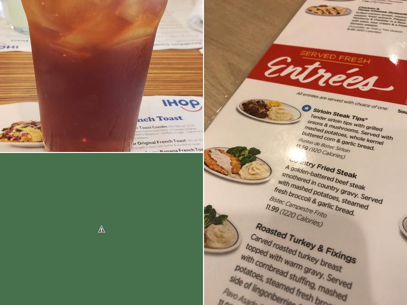 IHOP Menu