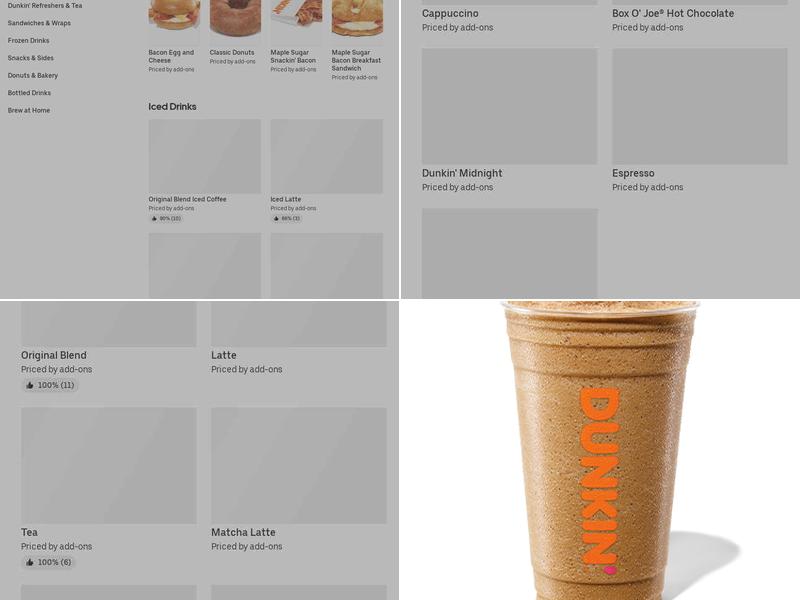 Dunkin' Menu
