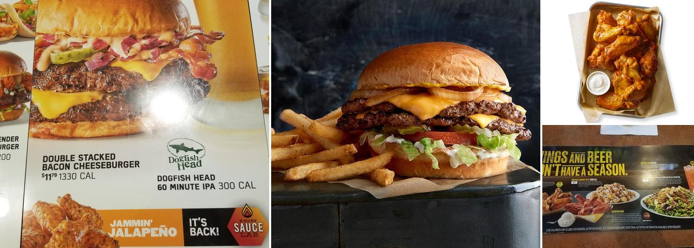 Buffalo Wild Wings Menu