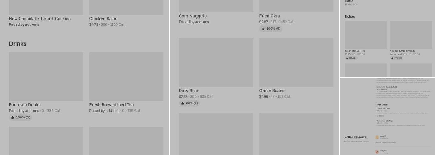 Specialty Cravings Menu