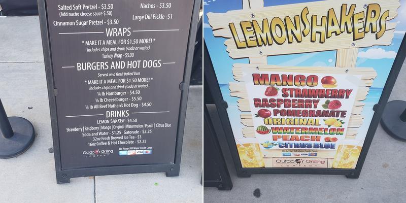 CCV Fields Cafe Menu