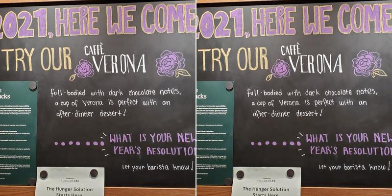 Starbucks Menu
