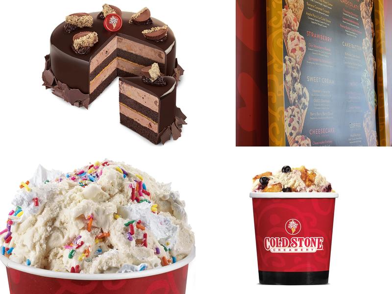 Cold Stone Creamery Menu
