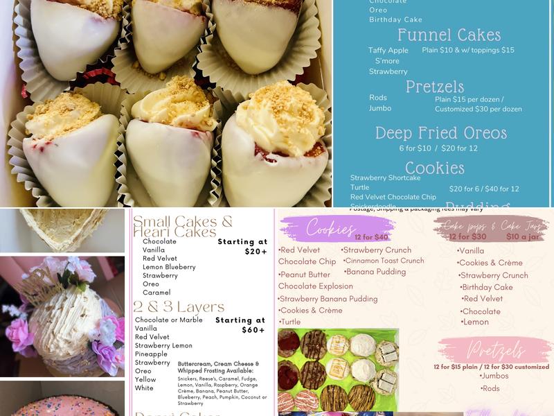 Katy’s Killer Sweets Menu