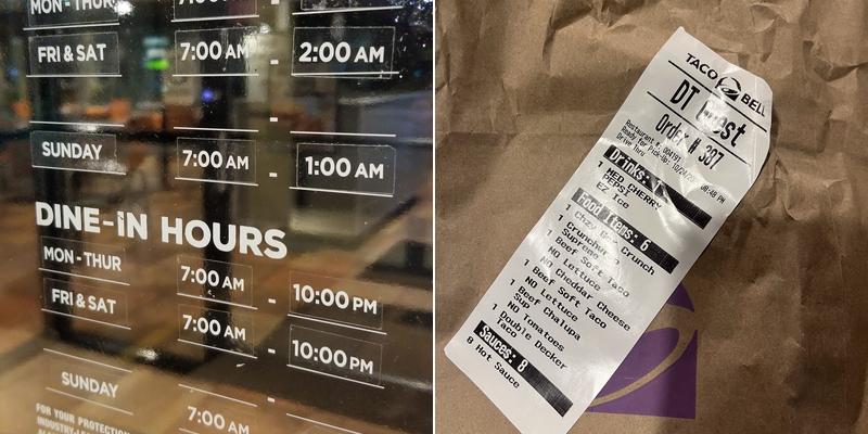 Taco Bell Menu
