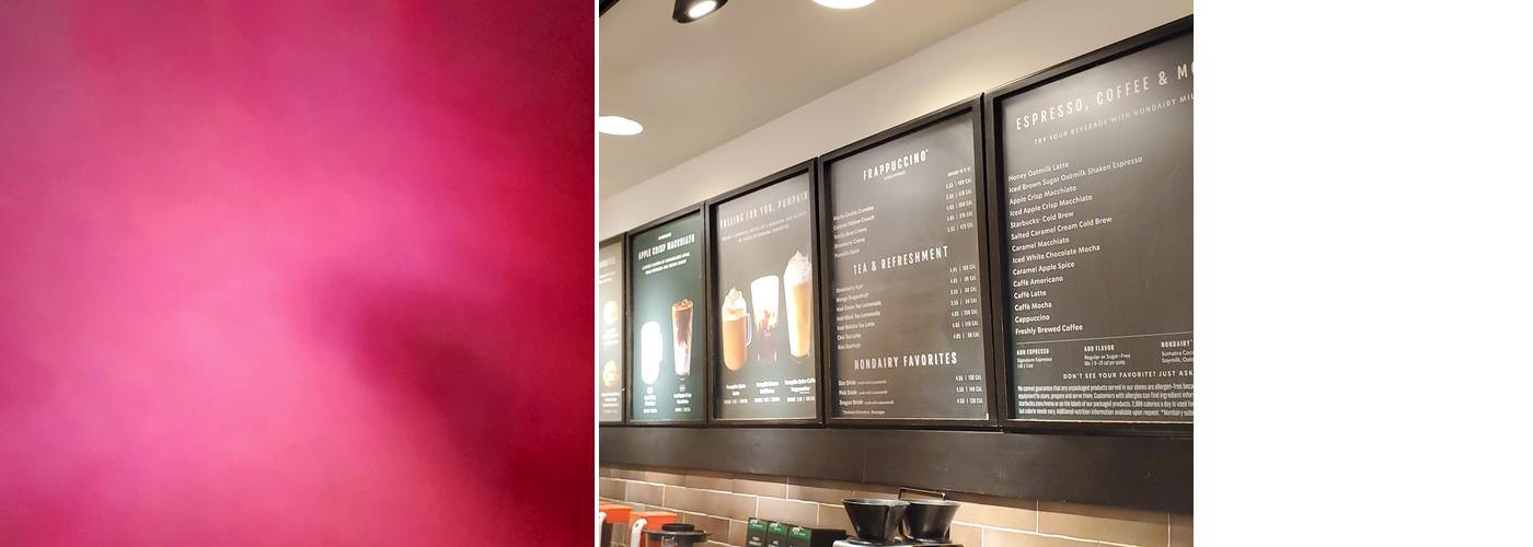 Starbucks Menu