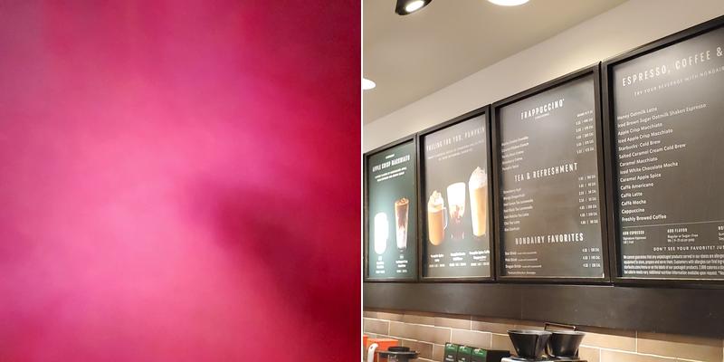 Starbucks Menu