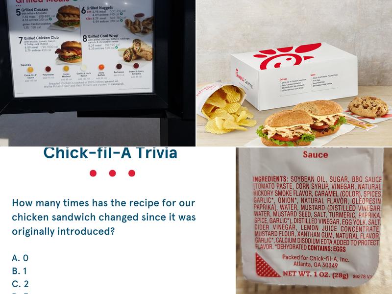Chick-fil-A Menu