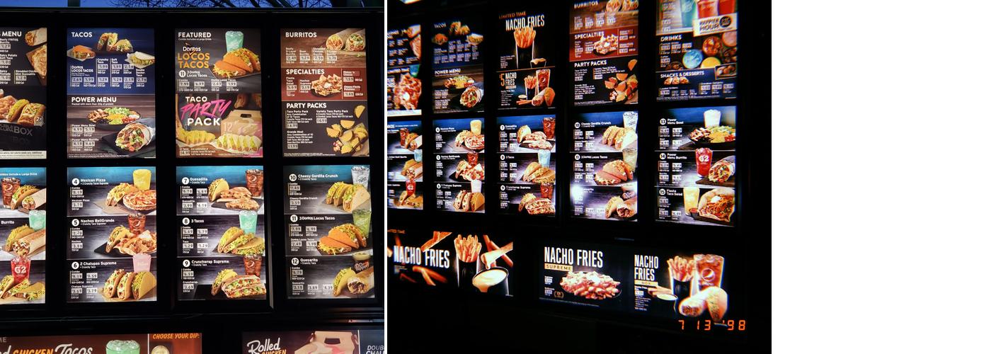 Taco Bell Menu