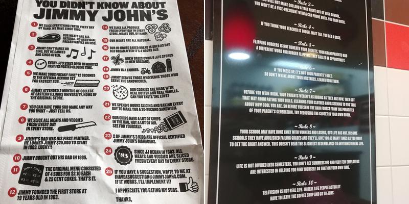 Jimmy John's Menu