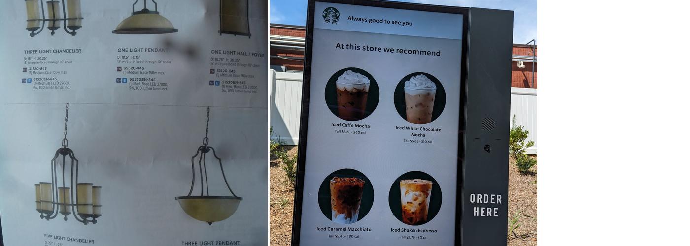 Starbucks Menu