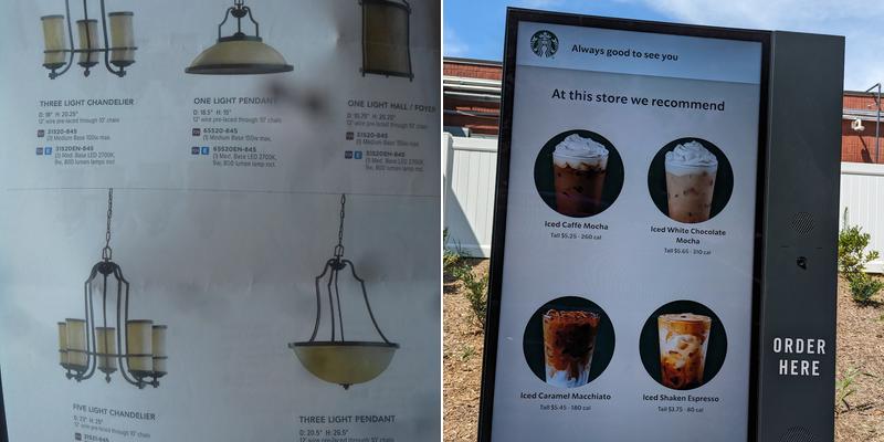 Starbucks Menu