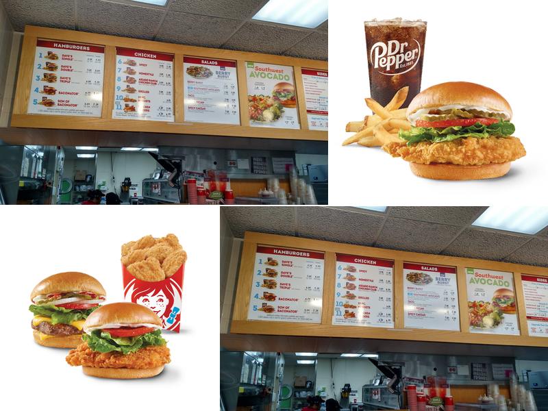 Wendy's Menu