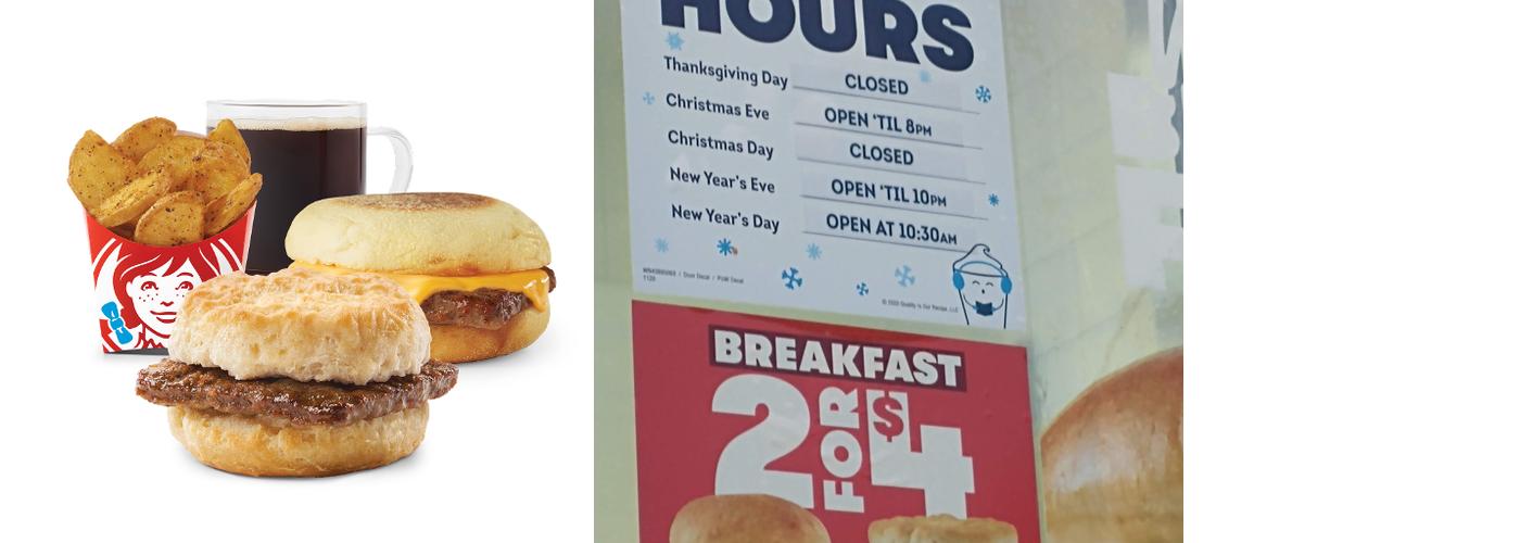 Wendy's Menu