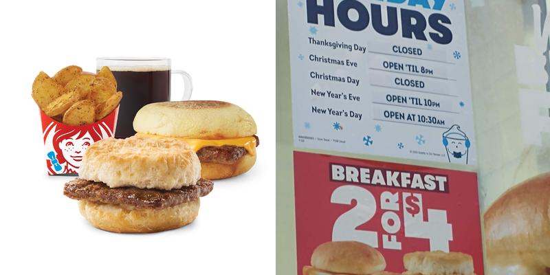 Wendy's Menu
