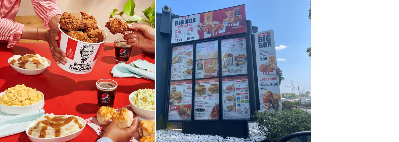 KFC Menu