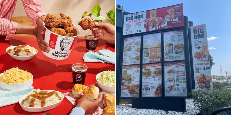 KFC Menu
