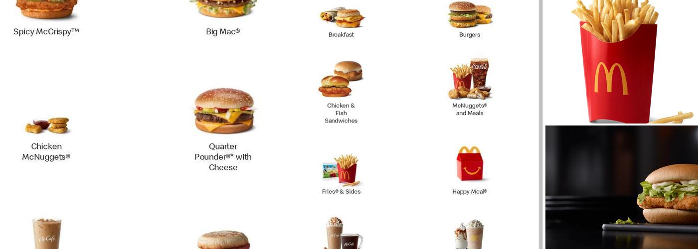 McDonald's Menu