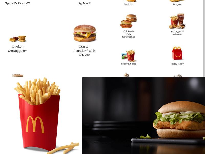 McDonald's Menu