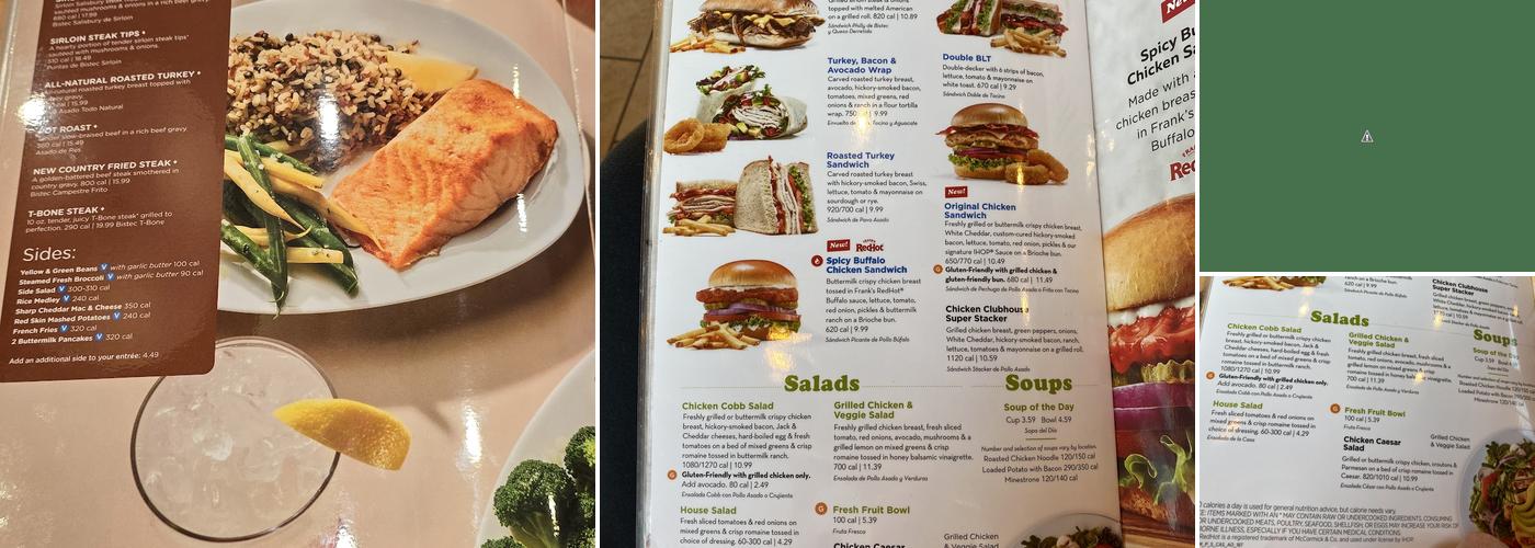 IHOP Menu