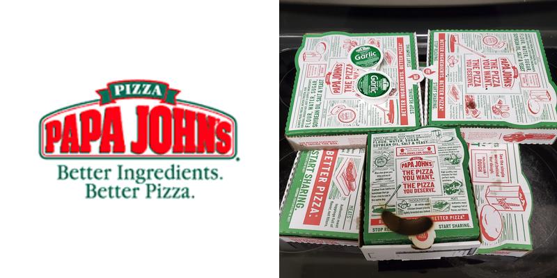 Papa Johns Pizza Menu