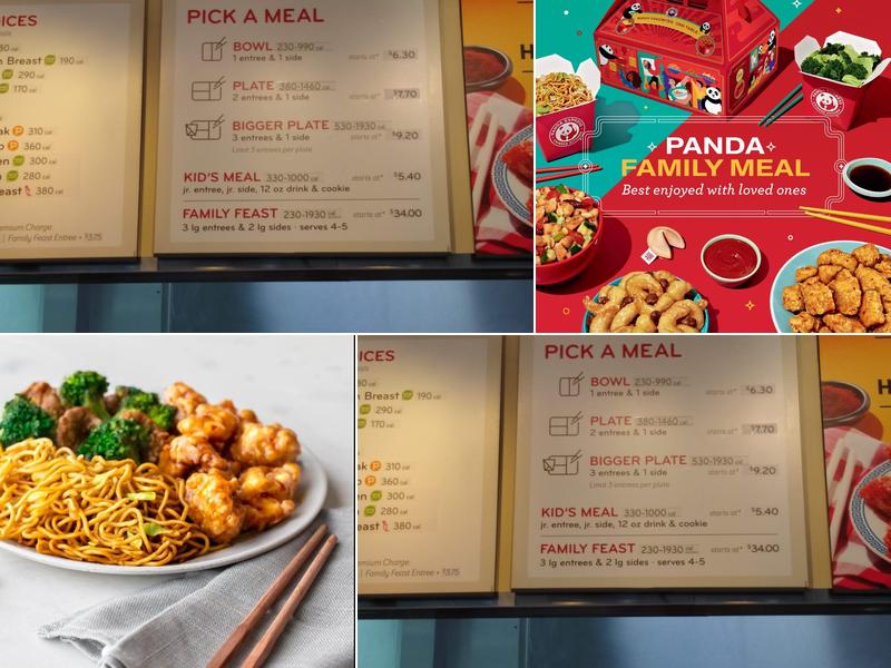Panda Express Menu