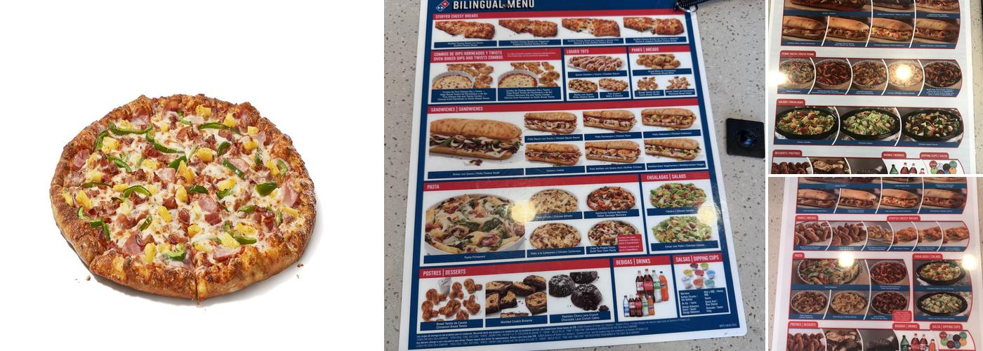 Domino's Pizza Menu