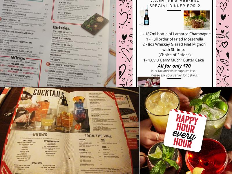 TGI Fridays Menu