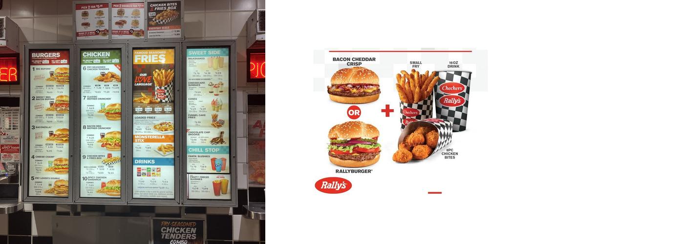 Checkers Menu