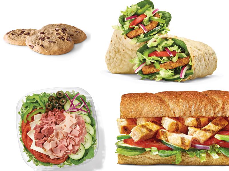 SUBWAY Menu