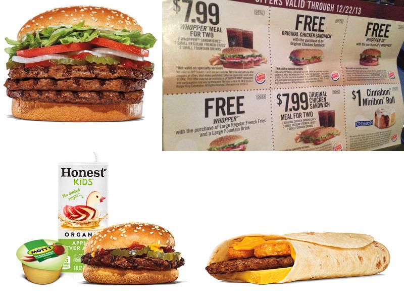 Burger King Menu