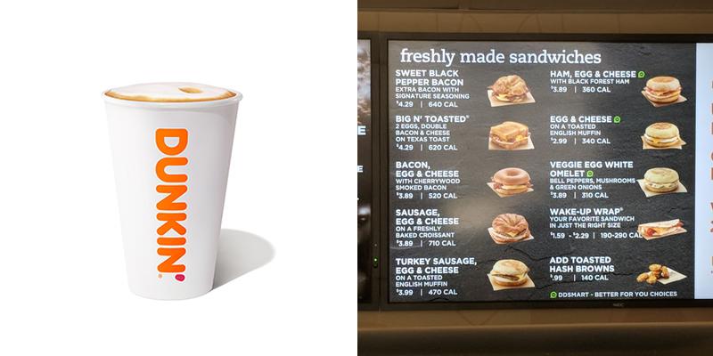 Dunkin' Menu