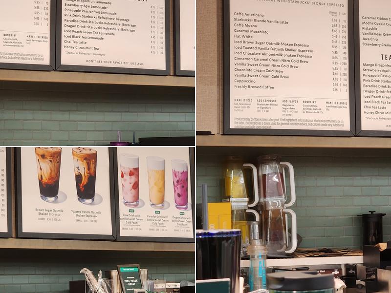 Starbucks Menu