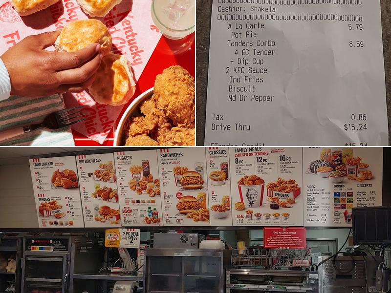 KFC Menu
