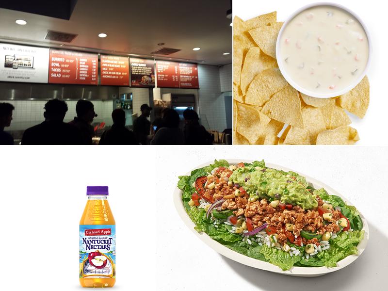 Chipotle Mexican Grill Menu
