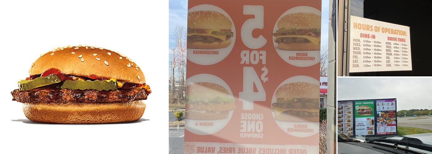 Burger King Menu