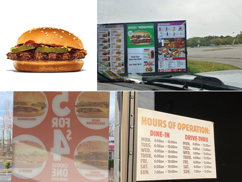 Burger King Menu